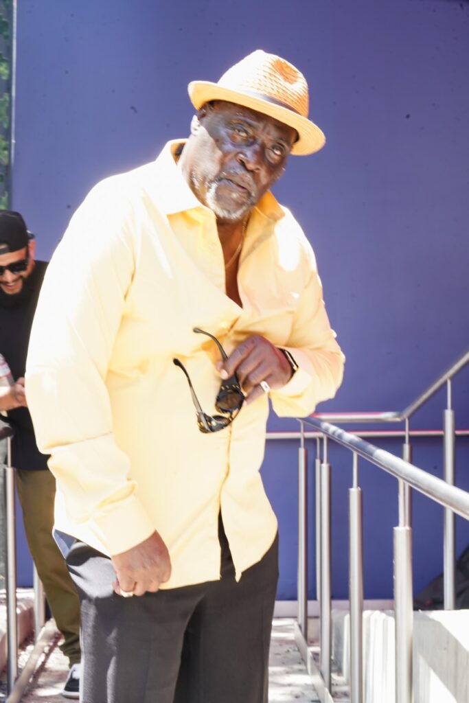 ray coming off stage